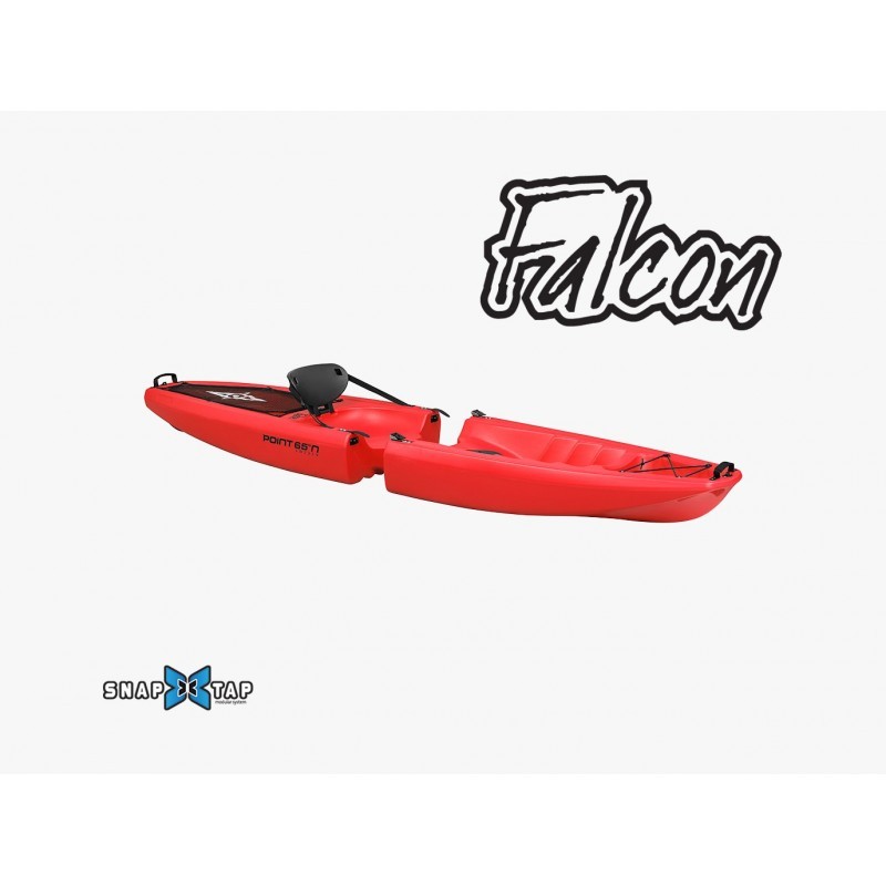 Kayak modulable FALCON Solo (seat on top 1 place) - Rouge