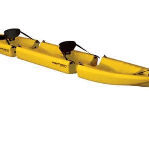 Kayak modulable SNAP tandem (seat on top 2 places) - jaune