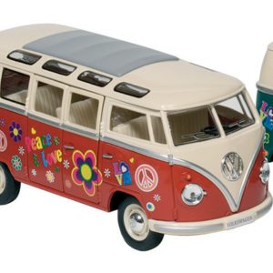 Bus Volkswagen T1 (1962) "Peace & love" 1:24 (17,8 cm)